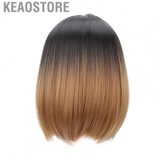 Keaostore Natural Wig  Straight Long Hair Exquisite And Stylish for Party Masquerade Salon  Up Game