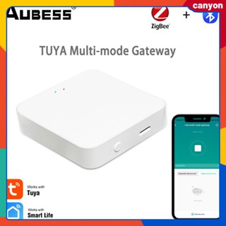 Tuya Multi Mode Gateway Wifi+bluetooth Compatibled Zigbee Multi Protocol Communication Mesh Hub App Remote Control Intelligent Scene Linkage canyon