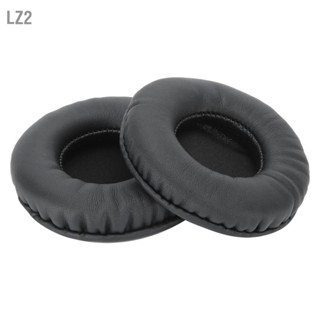 LZ2 75 มม. หูฟัง Universal Ear Cushions เปลี่ยนชุดหูฟังโฟม Pads ครอบคลุมสีดำ