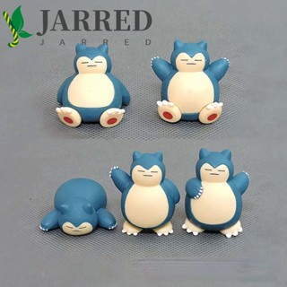 Jarred โมเดลฟิกเกอร์ตัวละคร Pokemon Pokemon ขนาดมินิสําหรับตกแต่งบ้านตุ๊กตา 5ชิ้น/ชุด 4ซม.