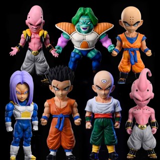 โมเดลฟิกเกอร์ Pvc อนิเมะ Dragon Ball Z Trunks Majin Buu Yamcha Krillin Zarbon Tien Shinhan Gk Wcf ของเล่นสําหรับเด็ก