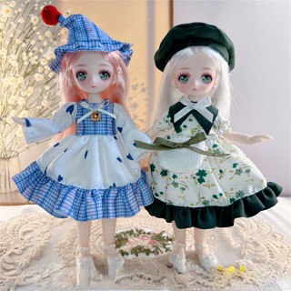 ใหม่ ตุ๊กตาอนิเมะ BJD ตาน่ารัก ขนาด 23 ซม. ของขวัญวันเกิด สําหรับเด็กผู้หญิง 2023