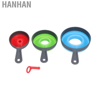 Hanhan Funnel  Foldable Funnel Collapsible Non Toxic  for Kitchen for Restaurant