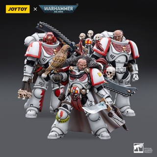 Joytoy WARHAMMER โมเดลหุ่นยนต์กัปตัน Korsarro Khan Batjargal Tsendbaater 1/18 40,000 สีขาว ของขวัญ ของเล่นสําหรับเด็ก