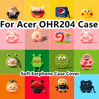 【คุณภาพสูง】เคสหูฟัง แบบนิ่ม ลายการ์ตูน สําหรับ Acer OHR204 Acer OHR204