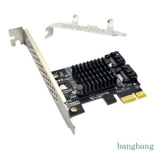 Bang อะแดปเตอร์การ์ดขยาย III PCIE 1X เป็น 2 พอร์ต SATA3 0