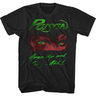 เสื้อยืด พิมพ์ลายอัลบั้ม Open Up and Say Ahh Poison