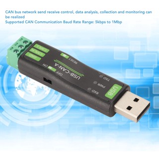 ELE Consumer อะแดปเตอร์ USB to CAN 5kbps ถึง 1Mbps 4 โหมด STM32F103 ชิปออนบอร์ด TVS Analyzer สำหรับคอมพิวเตอร์ข้อมูลบัส