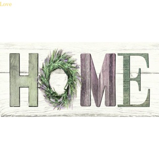 Love Home ชุดงานปักครอสติชเม็ดบีด ทรงเพชร คริสตัล พลอยเทียม 5D DIY สําหรับตกแต่งบ้าน