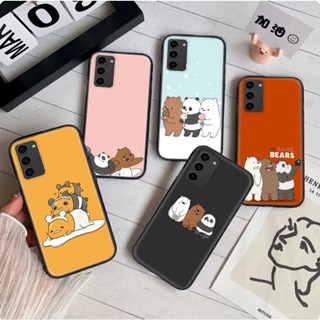 เคสโทรศัพท์มือถือแบบนิ่ม ลายอะนิเมะ We Bare Bears 222YPJ สําหรับ Samsung A70 A11 A12 A21S A22 4G 5G A31 A32 A41