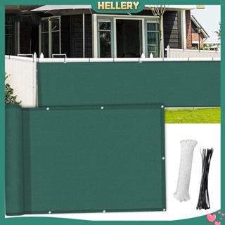 [HelleryTH] ฝาครอบระเบียง HDPE พร้อมสายเคเบิล 90x300 ซม. 24 ชิ้น สําหรับระเบียง กลางแจ้ง