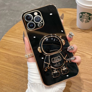 เคสโทรศัพท์มือถือ ลายนักบินอวกาศ พร้อมขาตั้ง สีแคนดี้ สําหรับ OPPO Realme C53 Realme Narzo N53