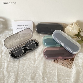 [Tinchitde] กล่องพลาสติกใส แบบพกพา สําหรับใส่แว่นตากันแดด [Preferred]