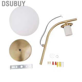 Dsubuy WTD Glass Wall Sconce Indoor Golden E27 E26 Lamp Holder