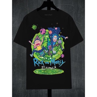 S-5XL Rick and Morty Limited เสื้อยืดแขนสั้น