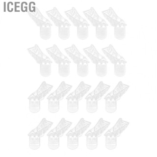 Icegg 10pcs Dental Impressions Tray Disposable Transparent  Holder T