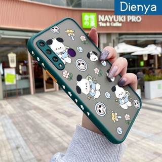 เคสโทรศัพท์มือถือ ซิลิโคนนิ่ม กันกระแทก ลายการ์ตูนหมี ดอกไม้ สําหรับ Huawei Y6P