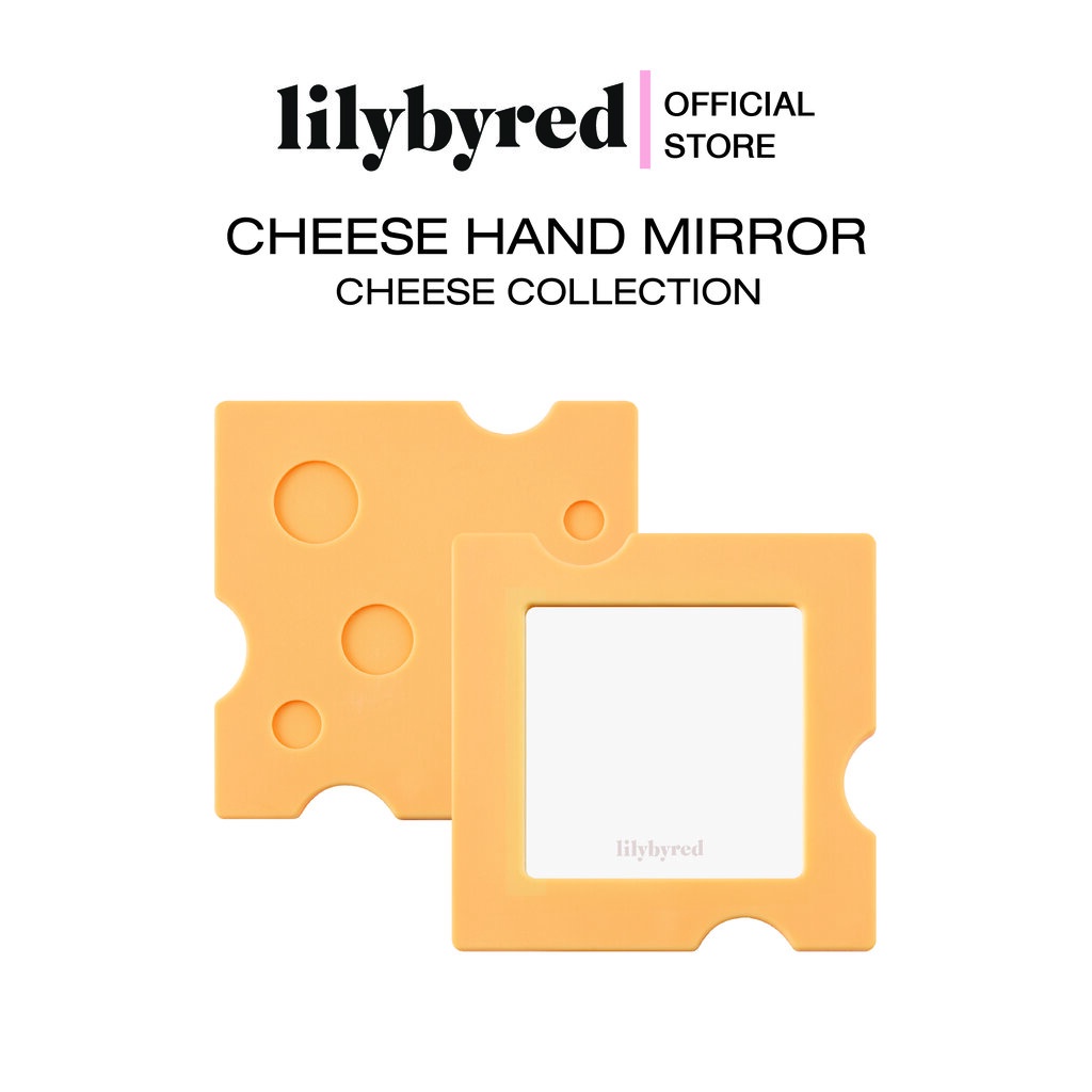 LILYBYRED CHEESE HAND MIRROR (กระจก แต่งหน้า )