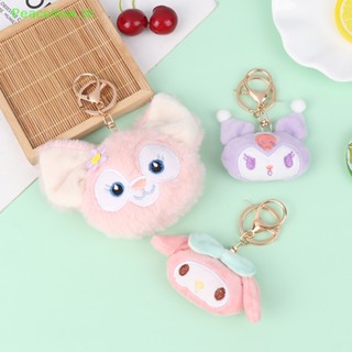 SANRIO พวงกุญแจ จี้ตุ๊กตาการ์ตูน Kuromi Hello Kitty My Melody Cinnamoroll น่ารัก