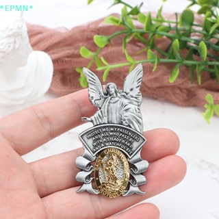 Epmn&gt; St Christopher ใหม่ ที่บังแดดรถยนต์ ลาย Saint Christopher