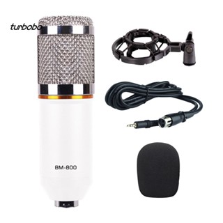 Turbobo BM800 ไมโครโฟนคอนเดนเซอร์ โลหะ ตาข่าย สําหรับบันทึกเสียง คอมพิวเตอร์ KTV