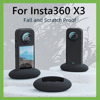 ขาตั้งกล้องพาโนรามา ซิลิโคน กันน้ํา สําหรับ Insta360 X3