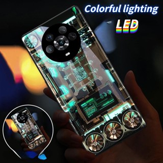 Mg เคสโทรศัพท์มือถือ LED สําหรับ Huawei P30pro P50pro P40pro+ Honor50pro nova11pro mate50Pro 30Epro nova7se 8se mate40Pro HonorX7 X8 70Pro