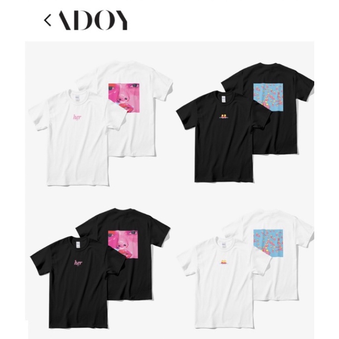 ขายดี 2021 ADOY ‘her’ / ‘baby’ Tshirt เสื้อ #เสื้อยืด #เสื้อวง พรีออเดอร์ PREORDER