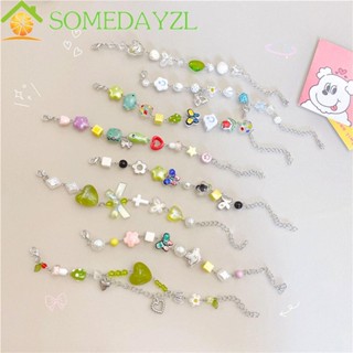 Somedayzl ผู้หญิง สร้อยข้อมือแฟชั่น ดอกไม้ แก้วคริสตัล เด็ก มิตรภาพ สร้อยข้อมือ เด็กผู้หญิง การ์ตูน จี้ กําไลข้อมือโซ่