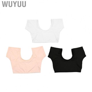 Wuyuu Breathable Underarm Sweat Vest  Simple Sweat Absorption Washable Resilient Thin Underarm Armpit Sweat Vest  for Girls for Home