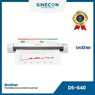 Brother บราเดอร์ เครื่องสแกนเอกสารแบบพกพา DS-640 Portable Document Scanner By Sinecon