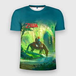 เสื้อยืด พิมพ์ลาย The Legend of Zelda 3 มิติ 3 มิติ สําหรับผู้ชาย