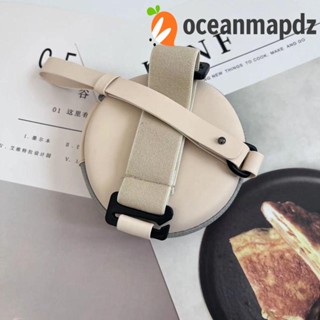 OCEANMAPDZ กระเป๋าใส่แว่นตากันแดด กระเป๋าใส่เหรียญ ขนาดเล็ก ทรงกลม แบบเรียบง่าย พร้อมสายคล้อง สําหรับผู้ชาย และนักเรียน