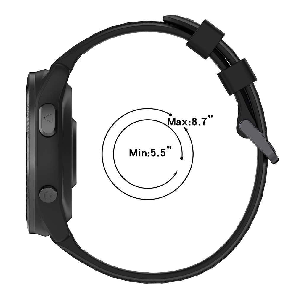 สายนาฬิกาข้อมือซิลิโคน กันน้ํา สําหรับ Garmin Forerunner 965 955 945 935 745