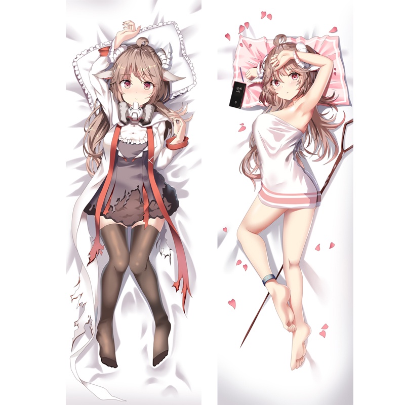 Arknights Dakimakura Eyjafjalla Body Pillow Case เฉพาะปลอกหมอน