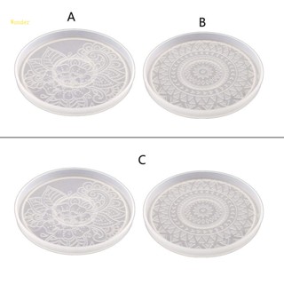 แม่พิมพ์ซิลิโคนเรซิ่น อีพ็อกซี่ UV ทรงกลม ลายมหัศจรรย์ สําหรับทําเครื่องประดับ แฮนด์เมด DIY