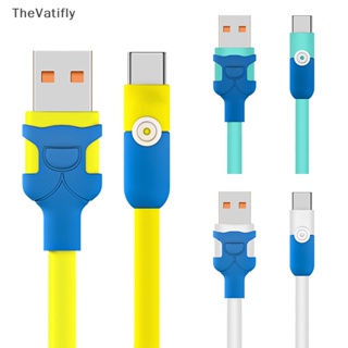 [TheVatifly] สายชาร์จ USB 100W 6A หัวเดียว ชาร์จเร็ว คุณภาพสูง สําหรับ Apple Android Huawei [Preferred]