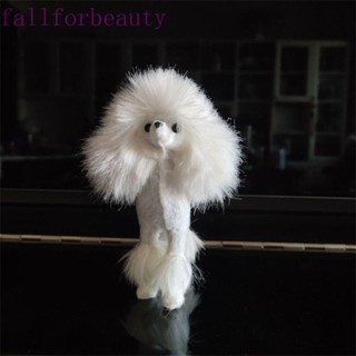 FALLFORBEAUTY ตุ๊กตาพุดเดิ้ล ขนาดพกพา งานฝีมือ สําหรับตกแต่งบ้าน ห้องนั่งเล่น