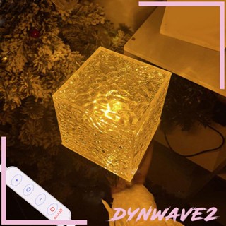 [Dynwave2] โคมไฟตั้งโต๊ะอะคริลิค เปลี่ยนสีได้ สําหรับตกแต่ง