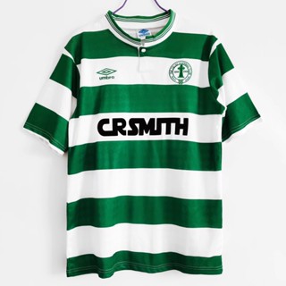 เสื้อกีฬาแขนสั้น ลายทีมชาติฟุตบอล Celtic Home 1987 88 Celtic S-XXL ชุดเหย้า สไตล์วินเทจ แห้งเร็ว AAA