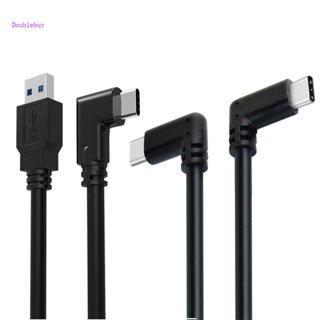 Doublebuy สายชาร์จ USB C รูปตัว L สําหรับกล้อง Quest VR