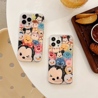 เคสโทรศัพท์มือถือ ลายการ์ตูน tsum tsum พร้อมสายคล้อง สําหรับ iPhone 14 Pro Max 13 12 11