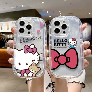 เคสโทรศัพท์มือถือ TPU แบบนิ่ม ลายการ์ตูนหมีคิตตี้ ประดับโบว์ สําหรับ Xiaomi POCO M3 POCO C55 POCO X3 NFC POCO X3 PRO