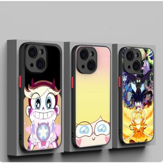 เคสโทรศัพท์มือถือนิ่ม กันเลนส์ ลายดาว vs the forces of evil star สําหรับ iPhone SE SE2 SE3 7 8 Plus XR XS Max 11 Pro Max Y300