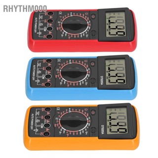 Rhythm000 สมาร์ทดิจิตอลมัลติมิเตอร์ LCD แสดงผล เครื่องวัดวงจรมัลติฟังก์ชั่นสำหรับใช้ในครัวเรือน