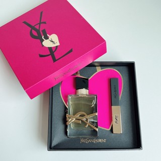 Ysl Saint Laurent กล่องของขวัญ สําหรับใส่เครื่องสําอาง สองชิ้น