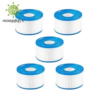 อะไหล่ไส้กรอง PET+Nonwoven แบบเปลี่ยน สําหรับ Intex Spa Filter 29001E 11692 Type S1 Hot Tub Filter for Intex PureSpa 28403E 28407E 28443E 5 แพ็ค