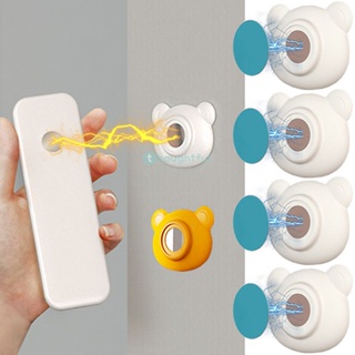 2 ชุดรีโมทคอนโทรลในครัวเรือน Magnetic Bracket Wall Mount Self-adhesive ตู้เย็นสติกเกอร์ Home Organizer Anti-lost Hooks TH