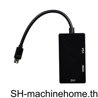 (runbu)3-in-1 อะแดปเตอร์แปลง พอร์ตแสดงผล DP 1 2 เป็น VGA DVI HDMI สําหรับ IMAC Macbook PRO