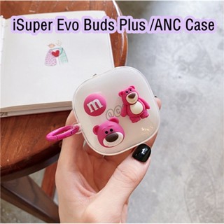 【ของแท้】เคสหูฟัง แบบนิ่ม ลายการ์ตูนน่ารัก สามมิติ สําหรับ iSuper Evo Buds Plus Gaming ANC Air iSuper Evo Buds Plus ANC